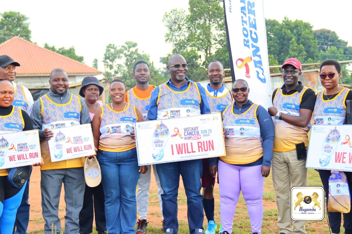 Oweek Robert Waggwa Nsibirwa launches the 2024 Rotary Cancer Run in Gayaza Image